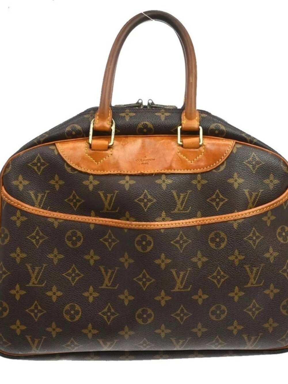 Louis Vuitton Deauville Bowling Vanity Handbag